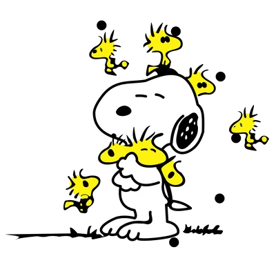 Snoopy and Peanuts PNG image