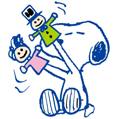 Snoopy and Peanuts PNG image