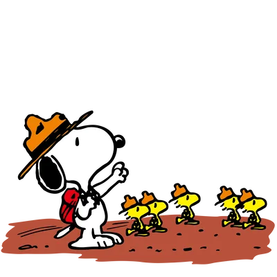 Snoopy and Peanuts PNG image
