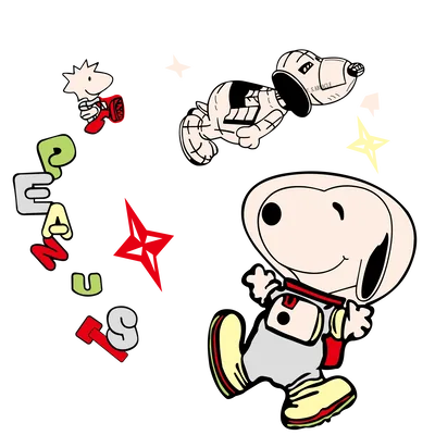 Snoopy and Peanuts PNG image