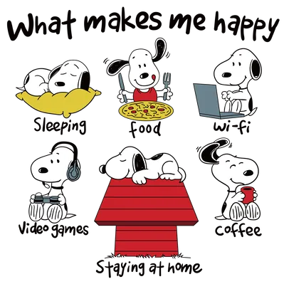 Snoopy and Peanuts PNG image